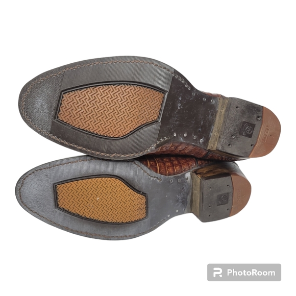 Dior Women's Leather & Crocodile Western Boots Size: 11 NWOT - Picture 8 of 9